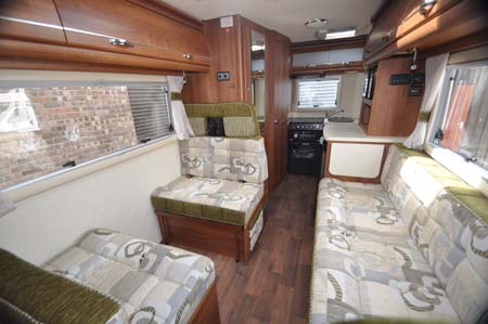 Inside the 2014 Auto-Sleeper Broadway EK motorhome 