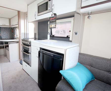 Swift Sterling Eccles Sport 586 kitchen