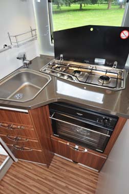 Adria Coral 670SL Motorhome Kitchen