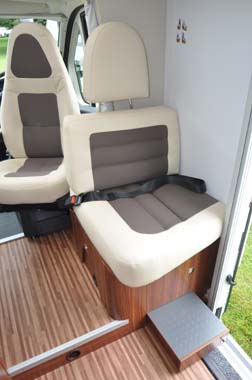 Adria Coral 670SL Motorhome Seating