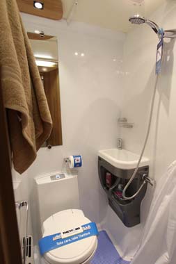 Bailey Approach Compact 520 Motorhome Shower Room