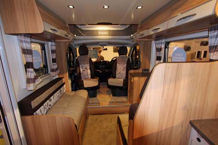 Bailey Approach Compact 540 Motorhome Forward view