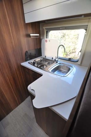 Roller Team T-Line 590 Motorhome Kitchen