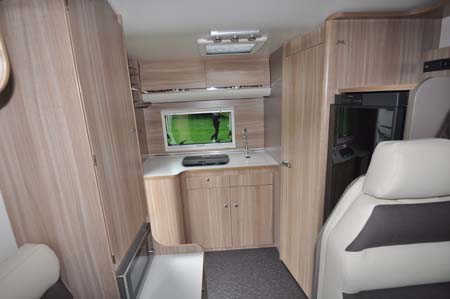 Adria Matrix Axess open plan living