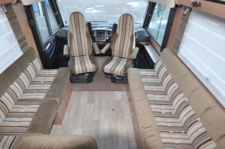 Pilote Reference G690LR Motorhome - front lounge area