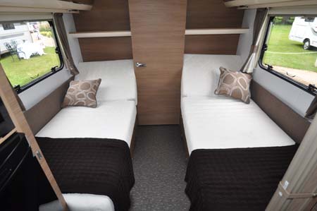 2014 Adria Adora Seine twin beds