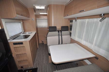 Sunliving A49 DP motorhome dining