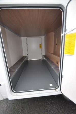 Sunliving A49 DP motorhome garage