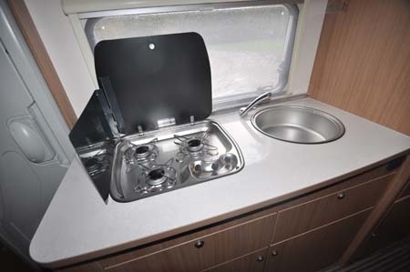 Sunliving A49 DP motorhome kitchen