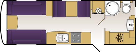 Coachman Laser 620 Floor plan