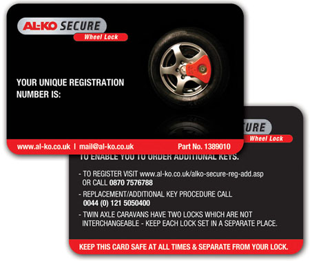ALKO Secure Pin Card
