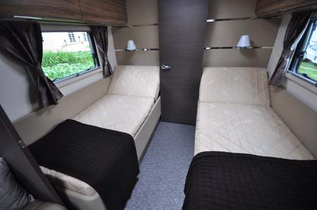 Adria Astella Amazon Glam motorhome beds