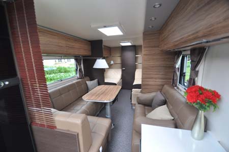 Adria Astella Amazon Glam motorhome living area