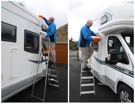How to clean a motorhome exterior