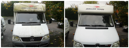 How to clean a motorhome 
