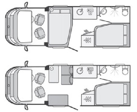 Marquis Lifestyle 664 motorhome floorplan