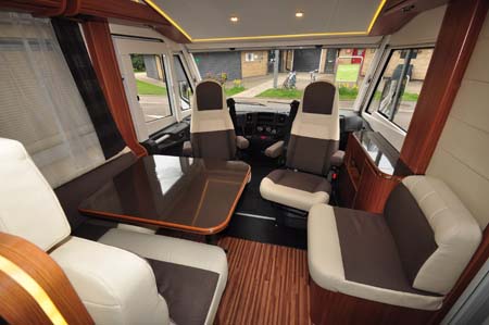 Adria Sonic Plus I 700 SC motorhome interior 2