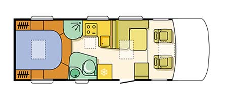 Adria Sonic floor plan