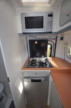 Murvi Morocco XL motorhome cooker and microwave