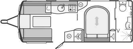 Swift Elegance 580 floor plan