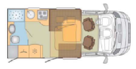 Burstner Ixeo Time IT590 floor plan