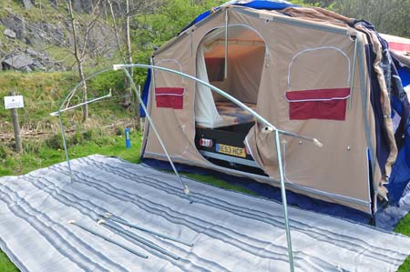 Trigano Galleon Camper set up 3