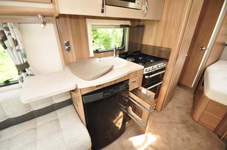 Swift Challenger Sport 514 Kitchen