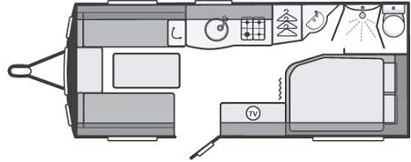 Swift Challenger Sport 514 floor plan