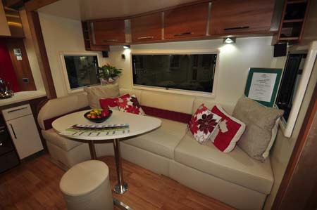 Fifth Wheel Celtic Rambler Dining Area