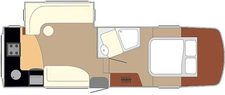 Fifth Wheel Celtic Rambler Floor plan