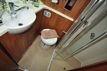 Fifth Wheel Celtic Rambler Shower Room