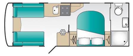 Coachman VIP 575 floor plan