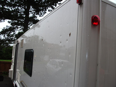 The most accident prone part of a caravan revealed!