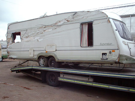 The most accident prone part of a caravan revealed!