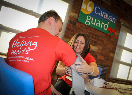 Caravan Guard raise over £35,000 for Heart Research UK! 