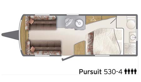 Bailey Pursuit 530-4 - floor plan