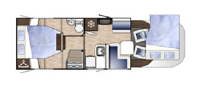 Benimar Mileo 294 floor plan