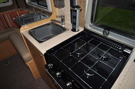 Vantage Med Motorhome Kitchen