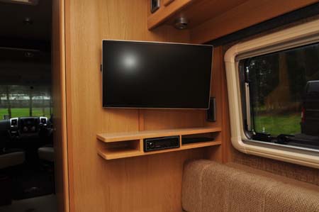 Vantage Med Motorhome Television