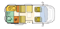 Adria Twin Floor plan