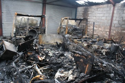 Fire Motorhome Storage (March 2012)