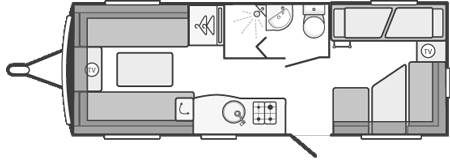 Sprite Major 6 TD floor plan