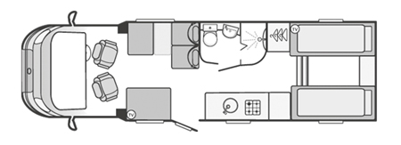 Swift Kon-Tiki 635 Floorplan