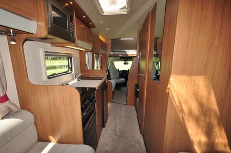 Auto-Trail Imala 720 Interior looking forward