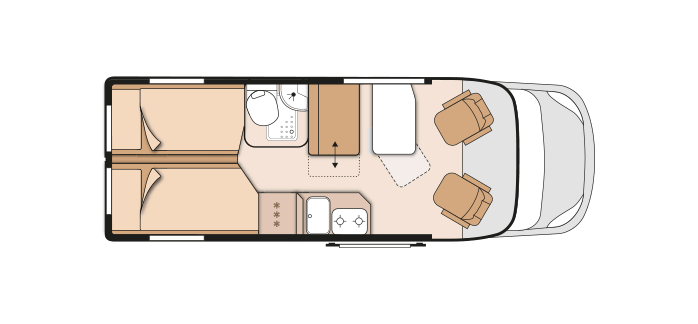 Knaus BoxLife 630 ME floor plan