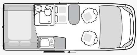 Weinsberg Carabus 541 MQ Floor Plan