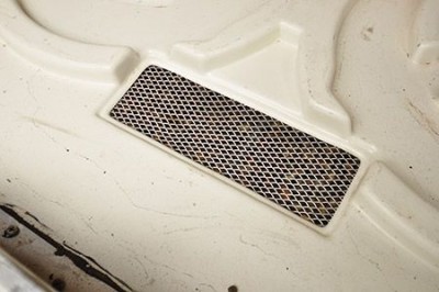 Caravan Drain Grill could be an access point for mice
