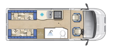 Auto-Sleeper Warwick Floor Plan