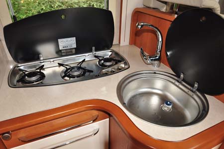 Rapido 665 Motorhome Kitchen