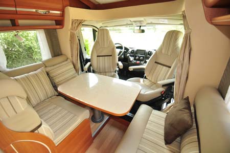 Rapido 665 Motorhome Lounge Seating